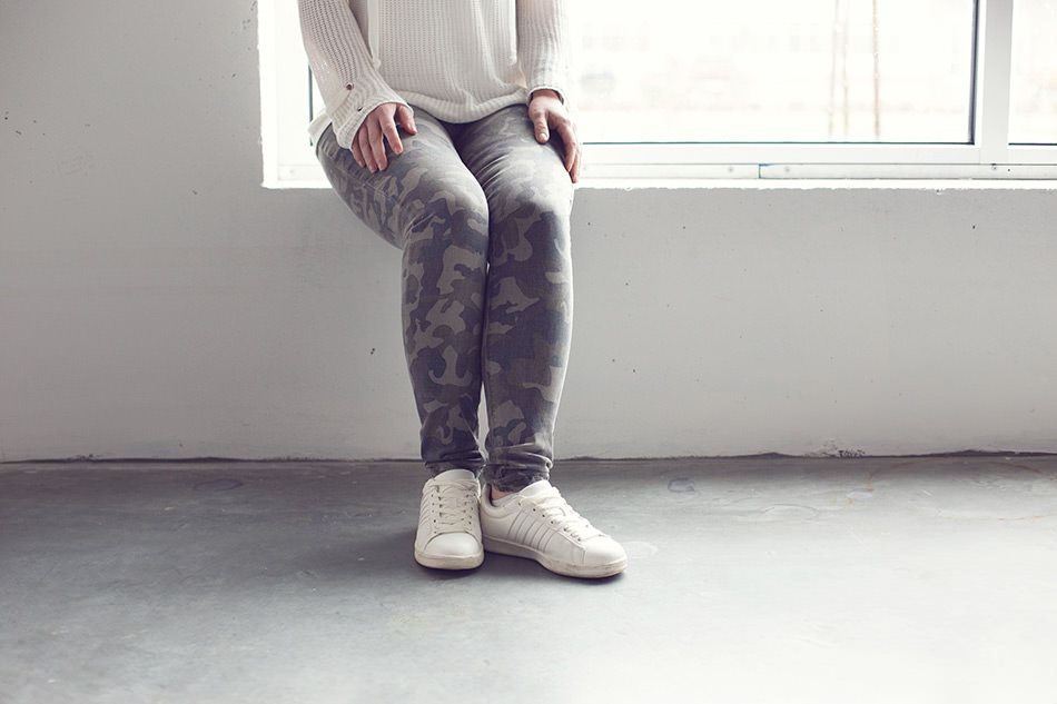 Silver Icing Fearless Camo Pants