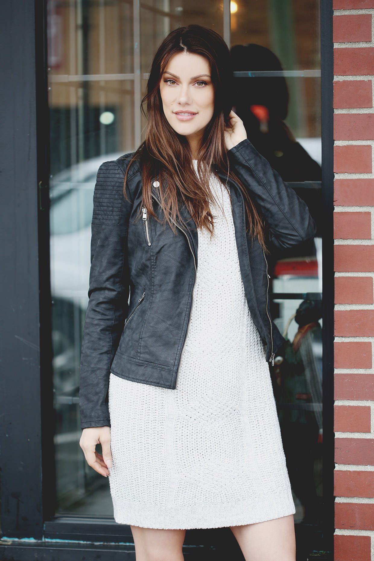 Silver Icing Encore: 3 Ways to Style a Faux Leather Jacket