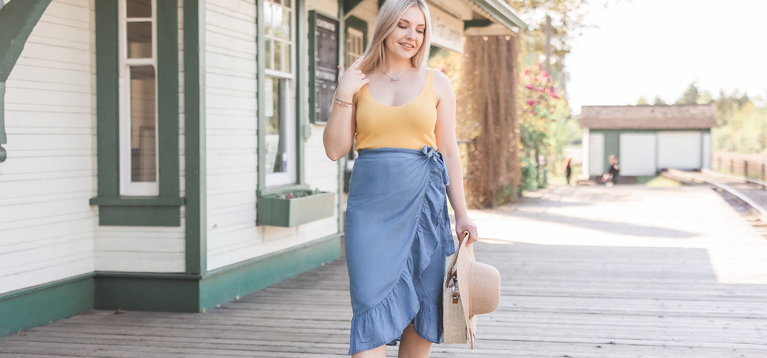 Chambray Skirt